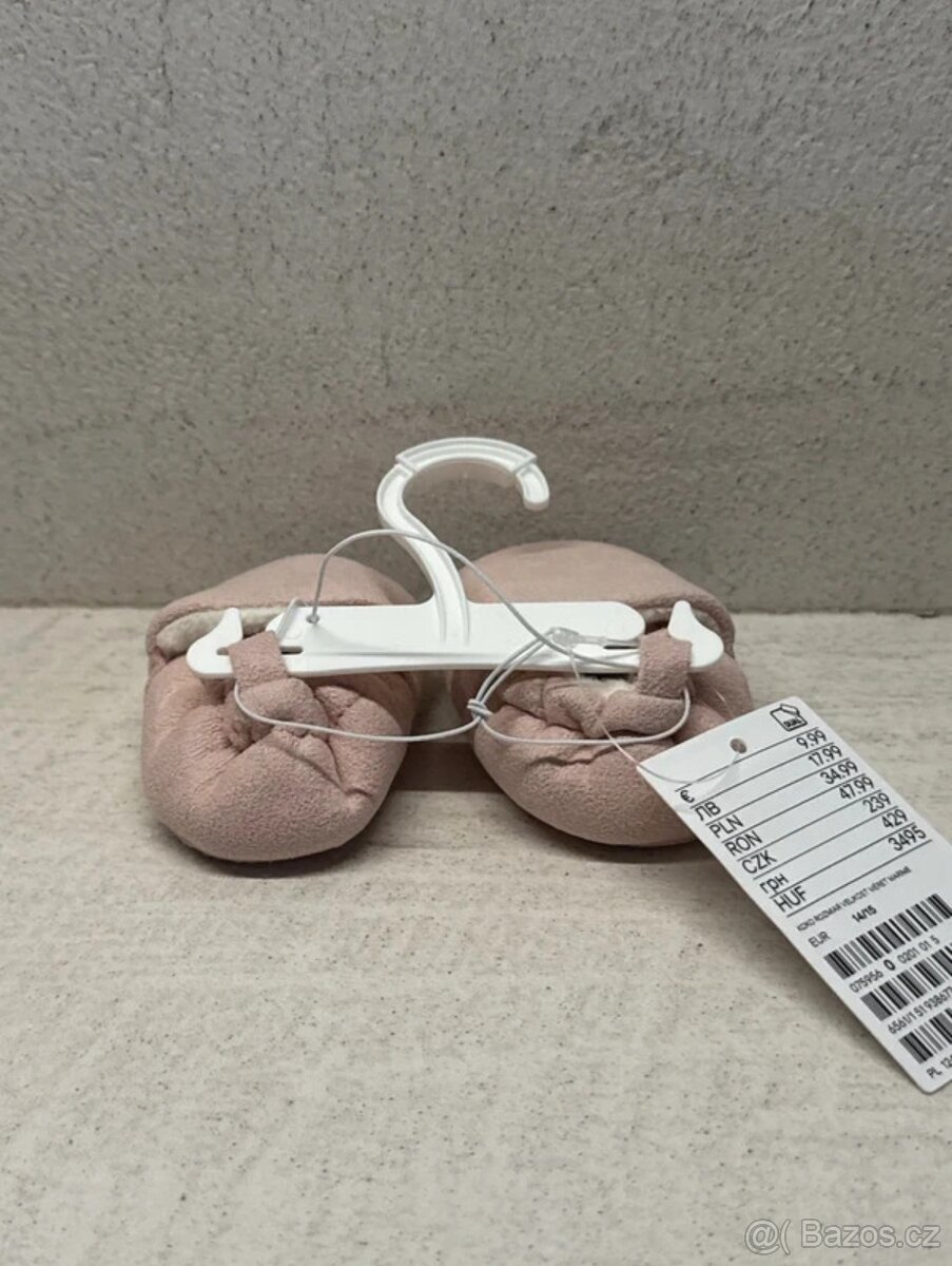 NOVÉ - Růžové dívčí capáčky H&M - 4