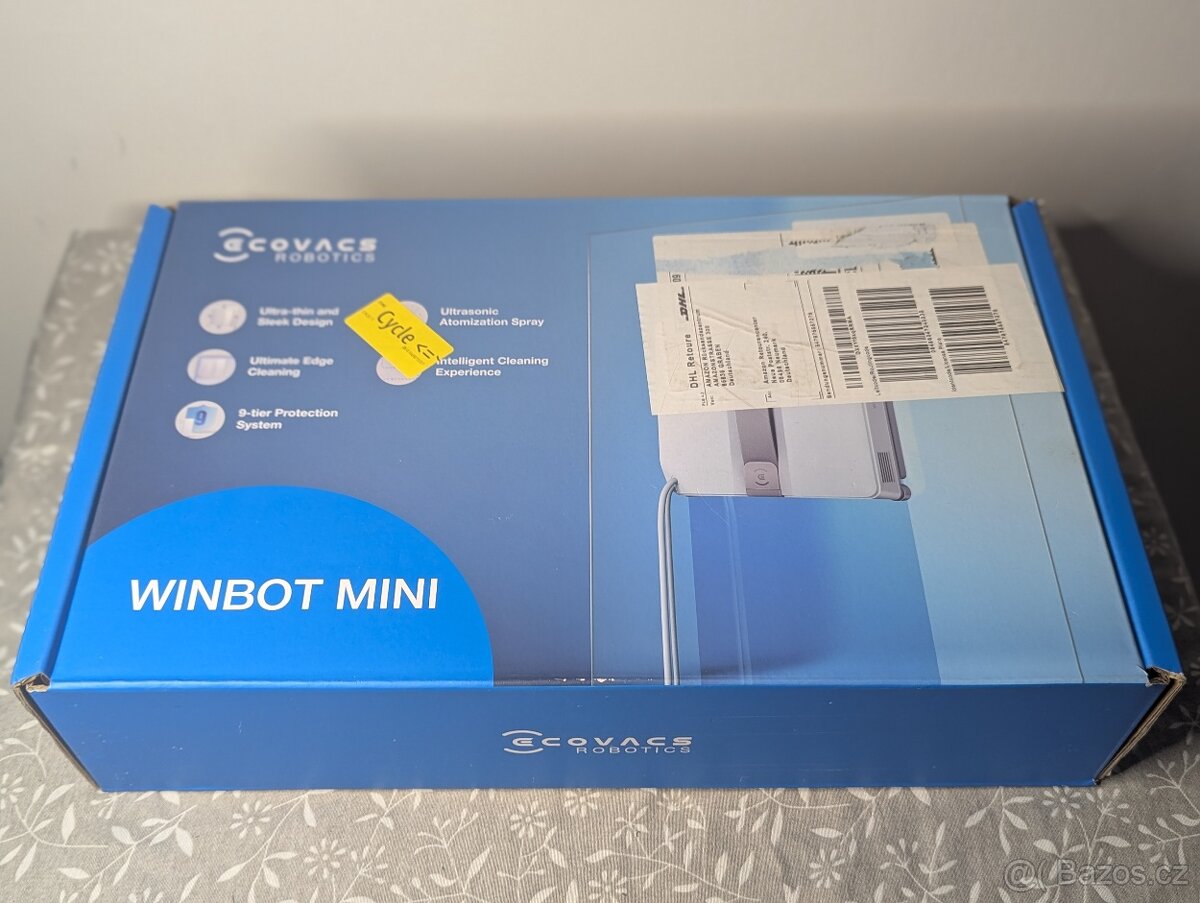 Robot na čištění oken, Ecovacs winbot mini, nové, rozbalené - 4