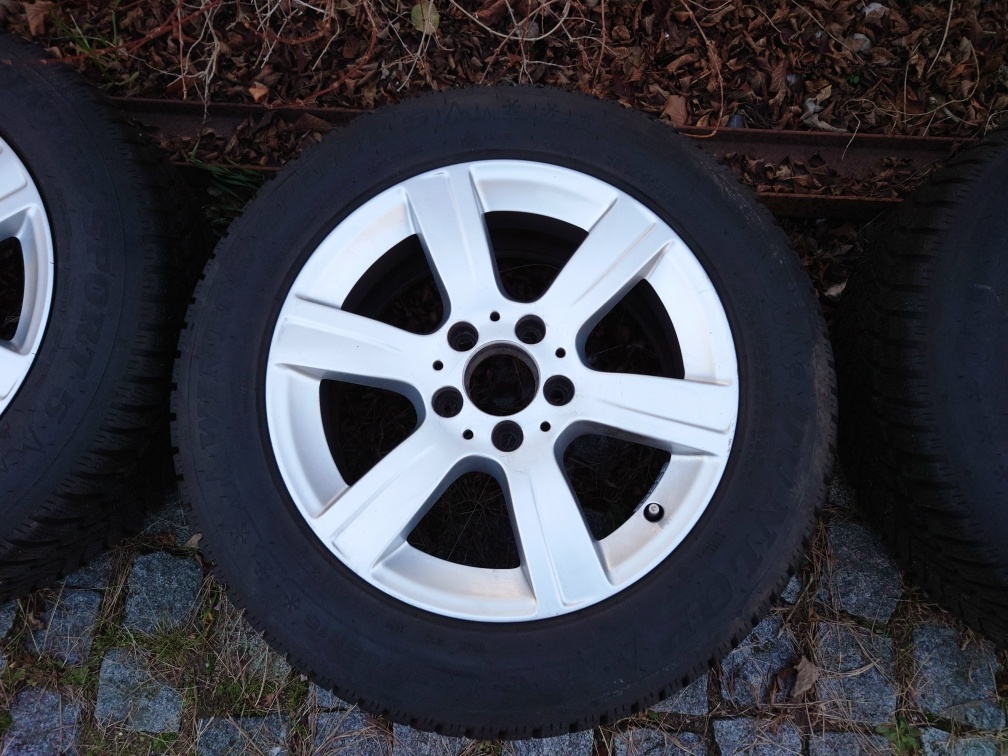 225/55 R16 5x112, MERCEDES (ŠKODA, VW, AUDI) + DUNLOP PNEU - 4