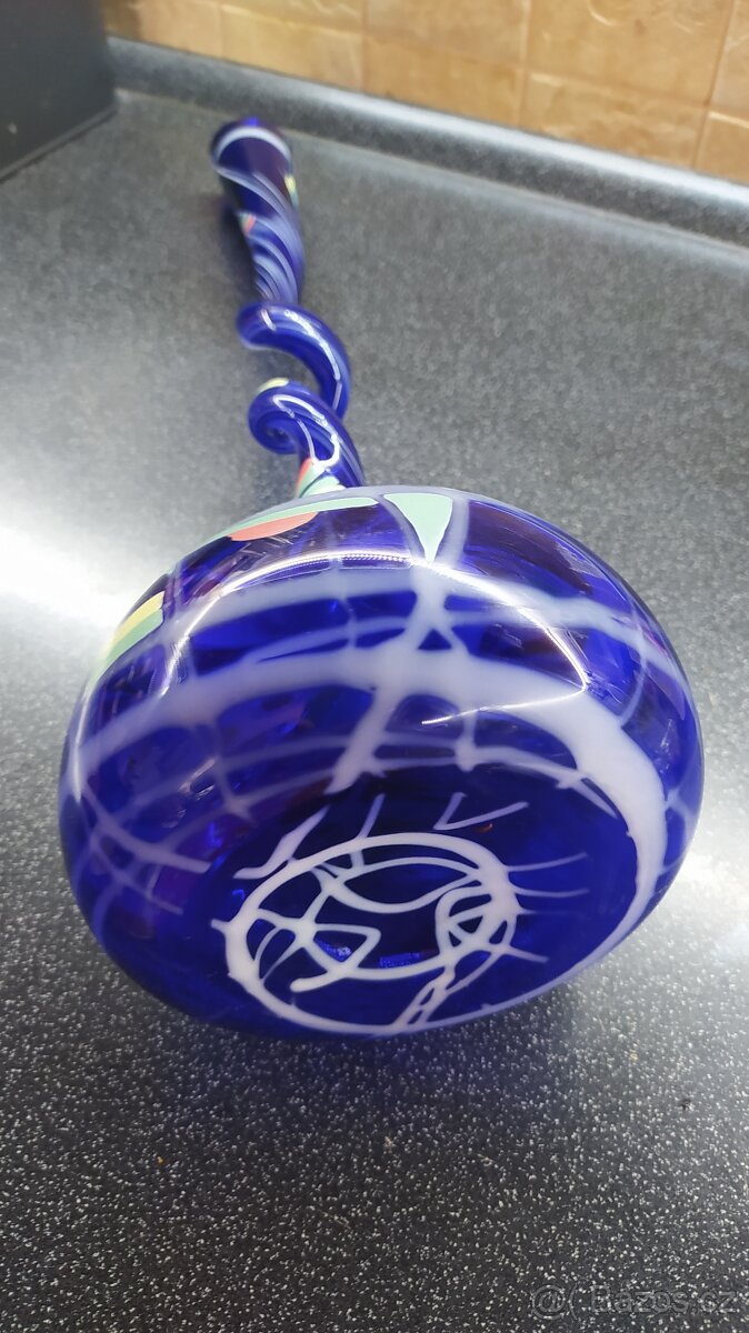 Váza velká modrá - 4