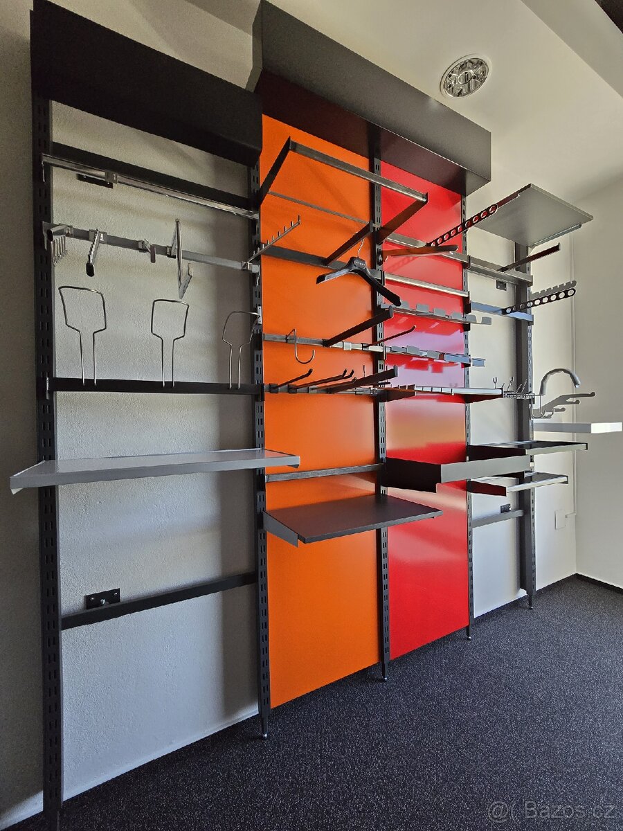 Systémové prvky pro stěny, regály pro prodejny - 4