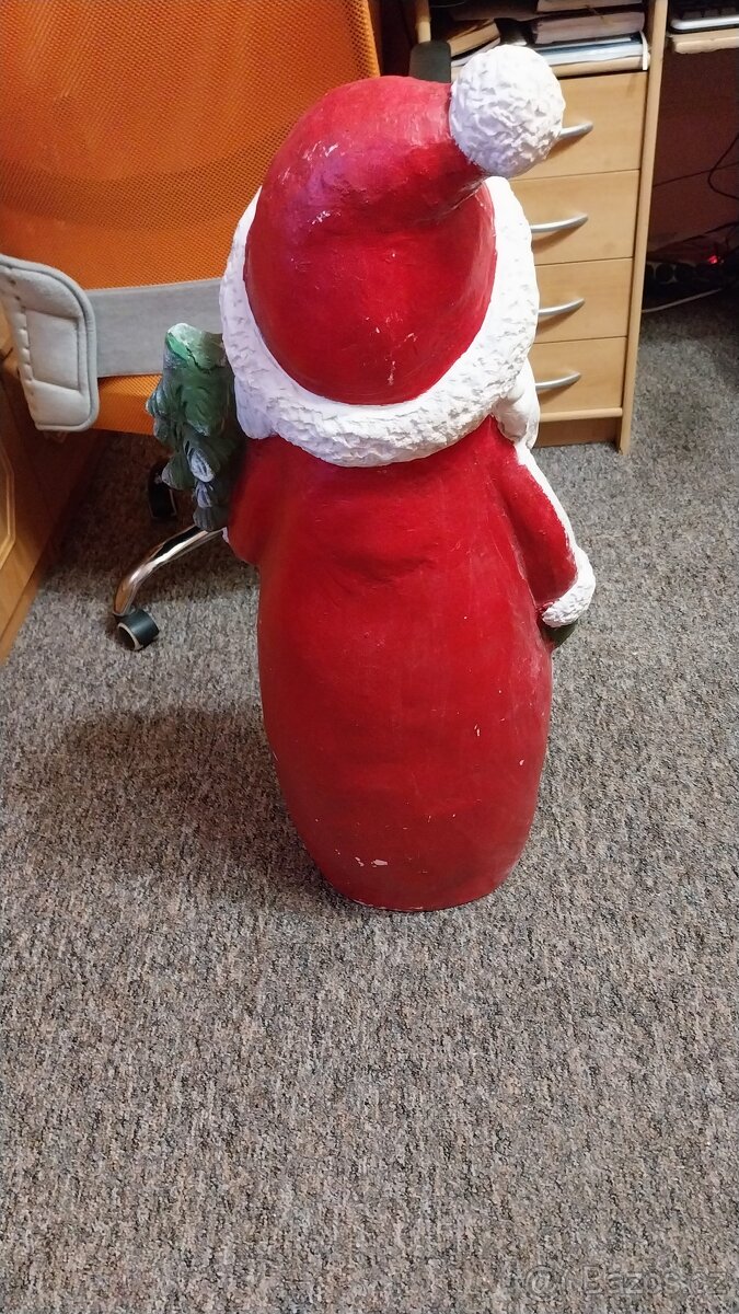 vánoční dekorace velký Santa - 4