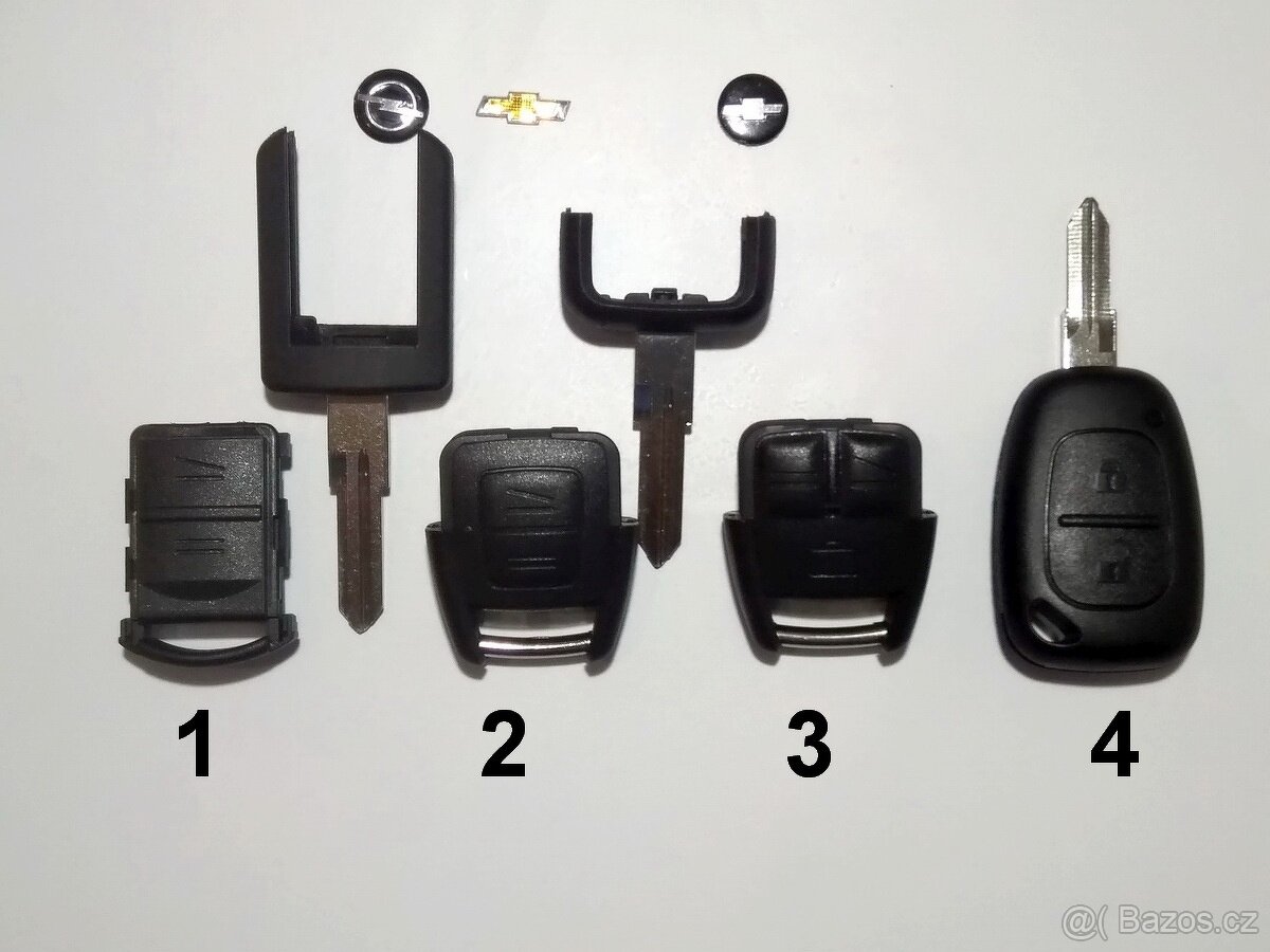 Opel chevrolet autoklíč obal klíče - 4