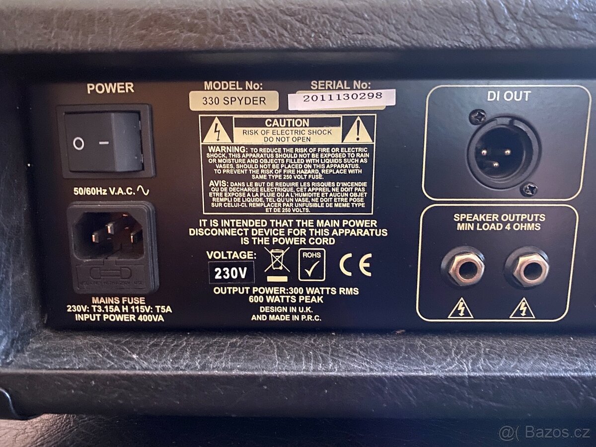 Basgitarový aparát Ashdown pololampa + box 4x10" - 4