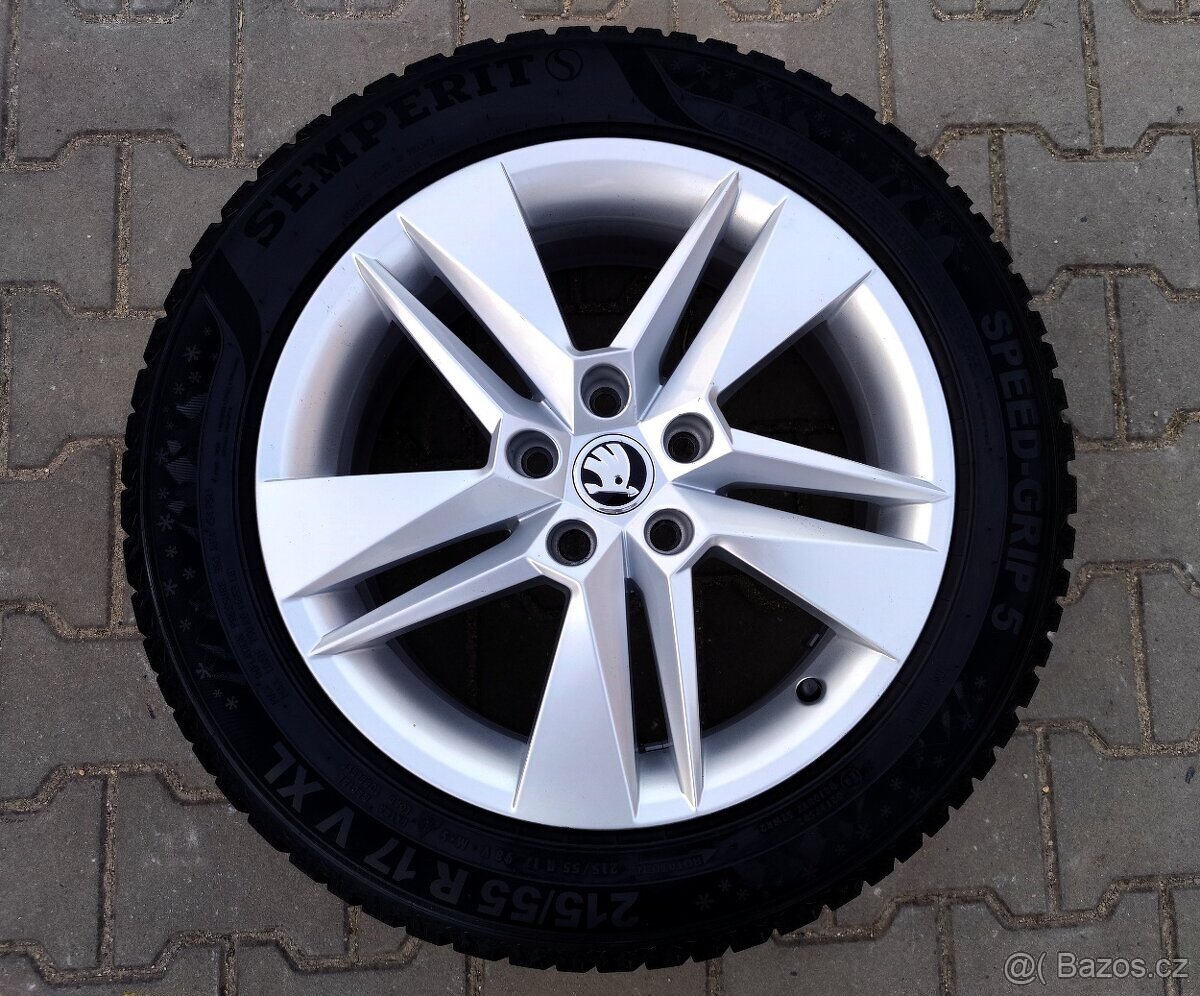 Alu kola originál Škoda Superb III 5x112 R17 Markab - 4