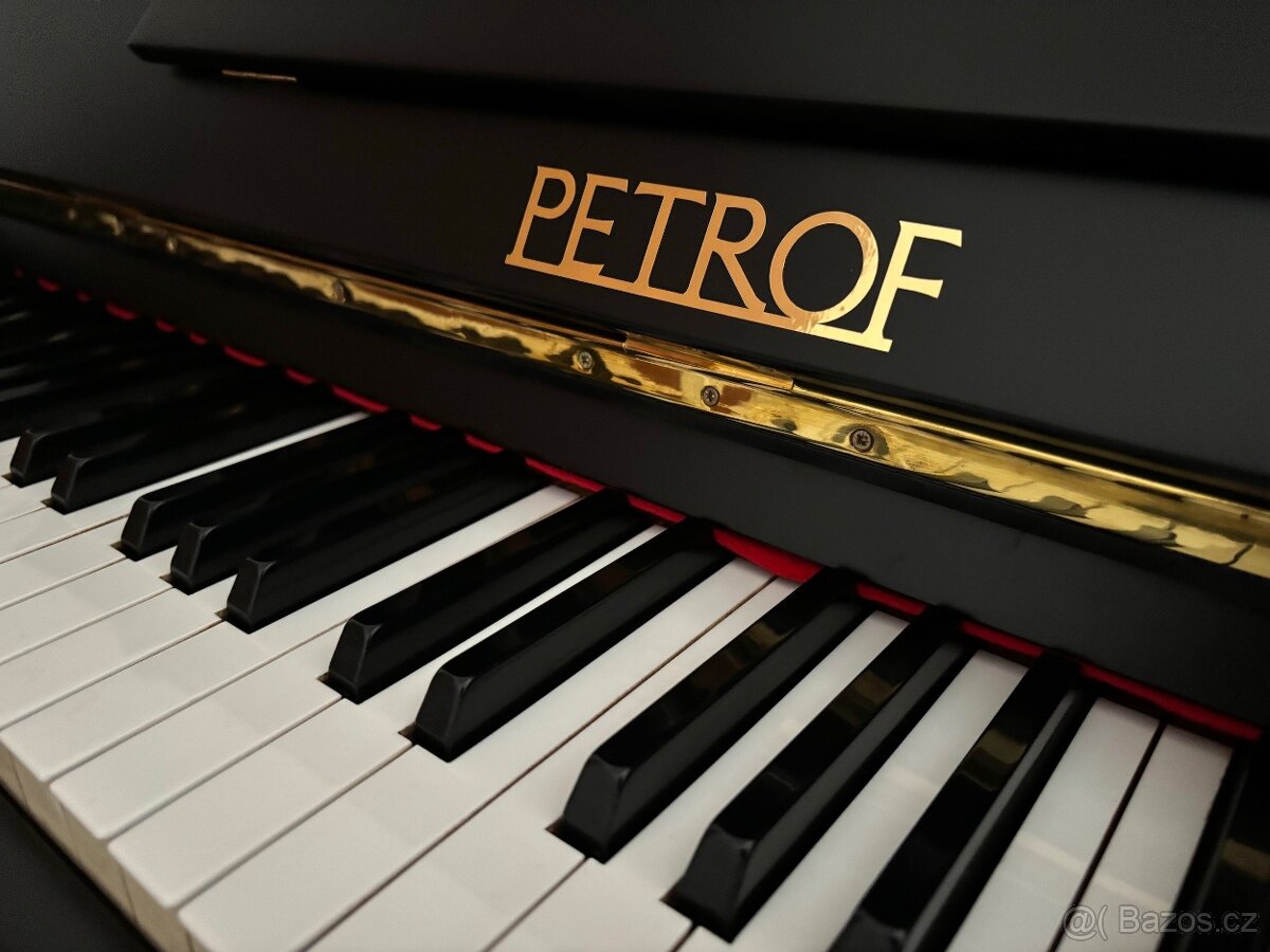 Klavír - české černé piano Petrof 012PC - 4
