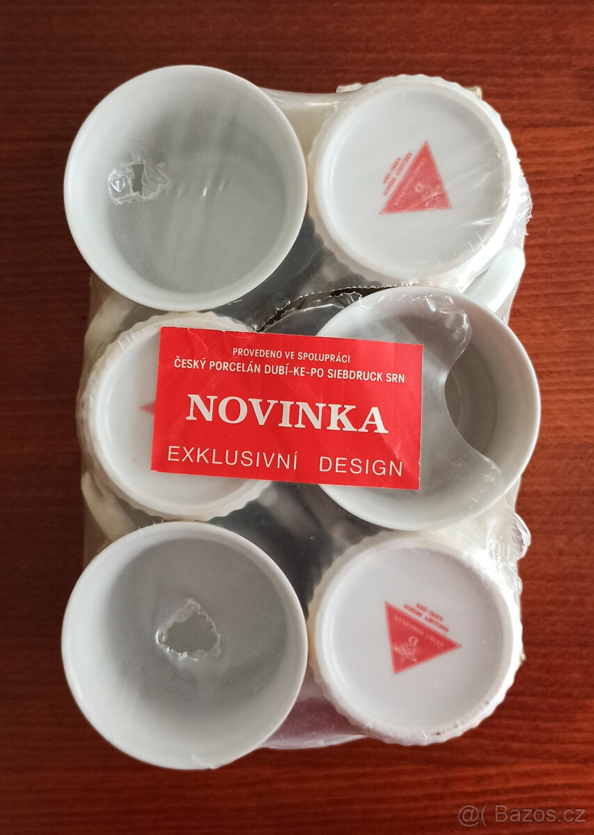 Souprava porcelánových hrnků Dubí - 4