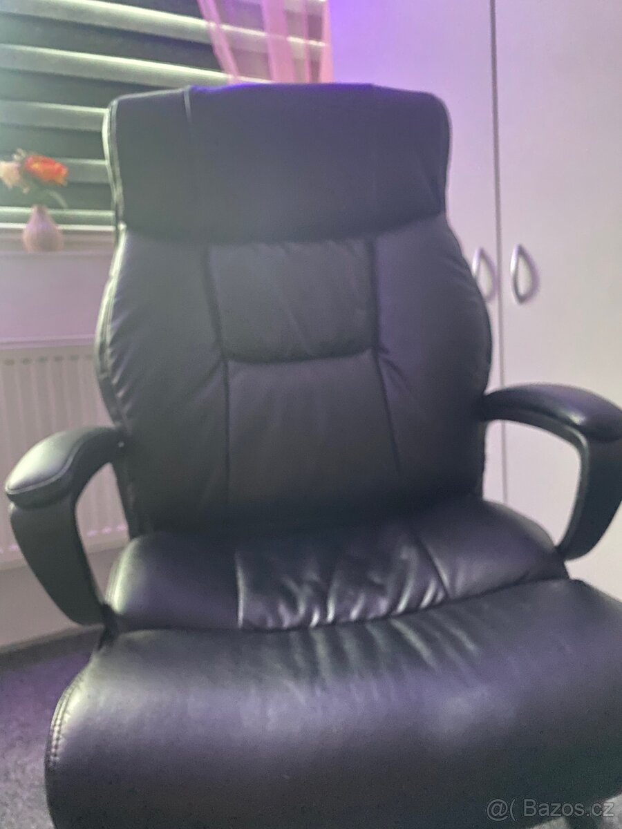 Kožená kancelářská židle - 4