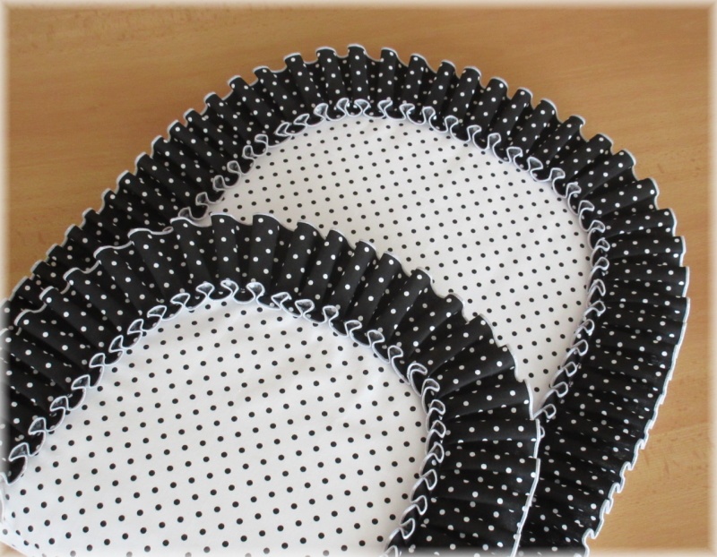 Peřinky- plymo do kočárku černobílé puntíky - 4