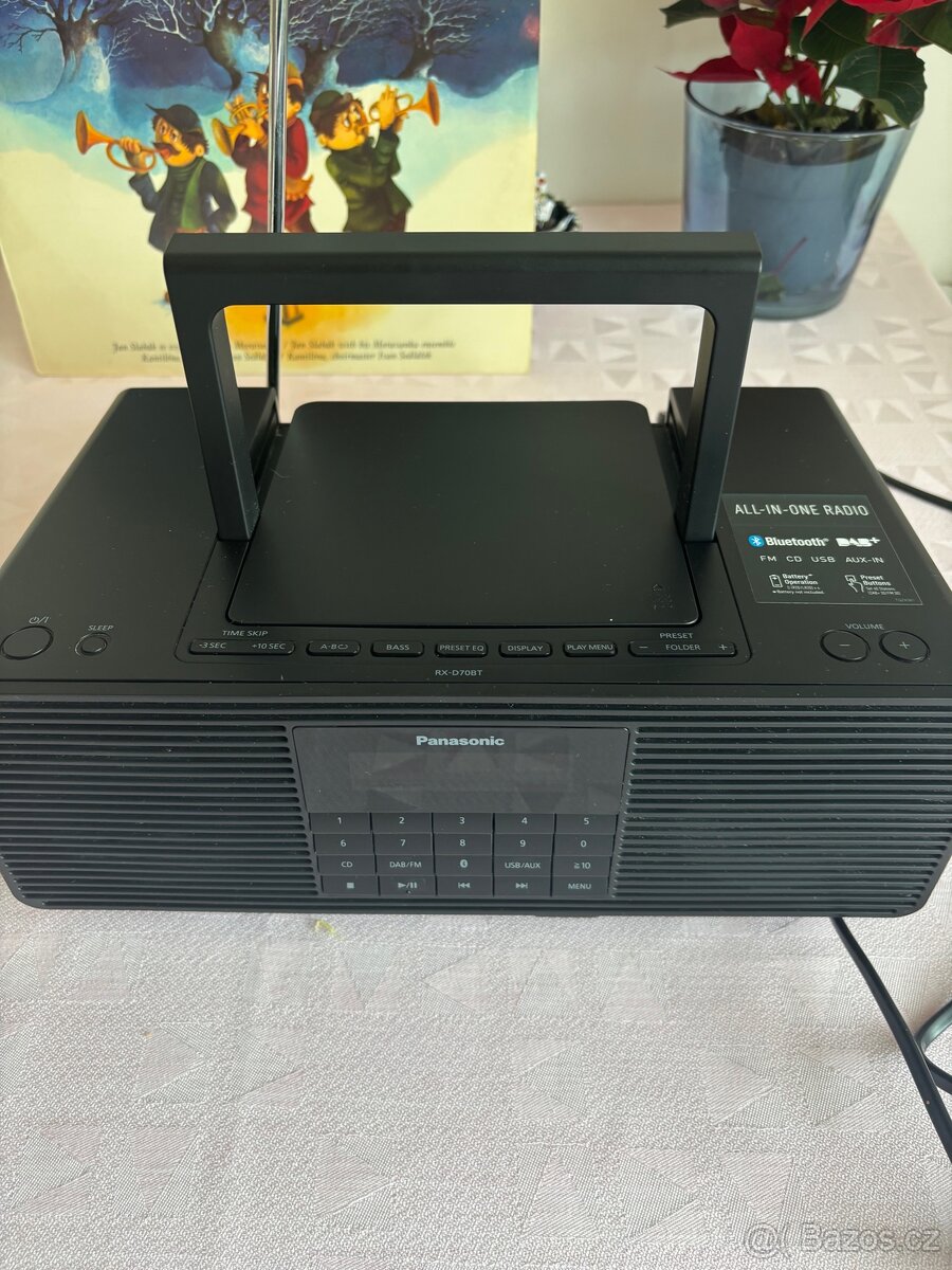 Přenosný stereo CD sys. Panasonic RX-D70BT - 4