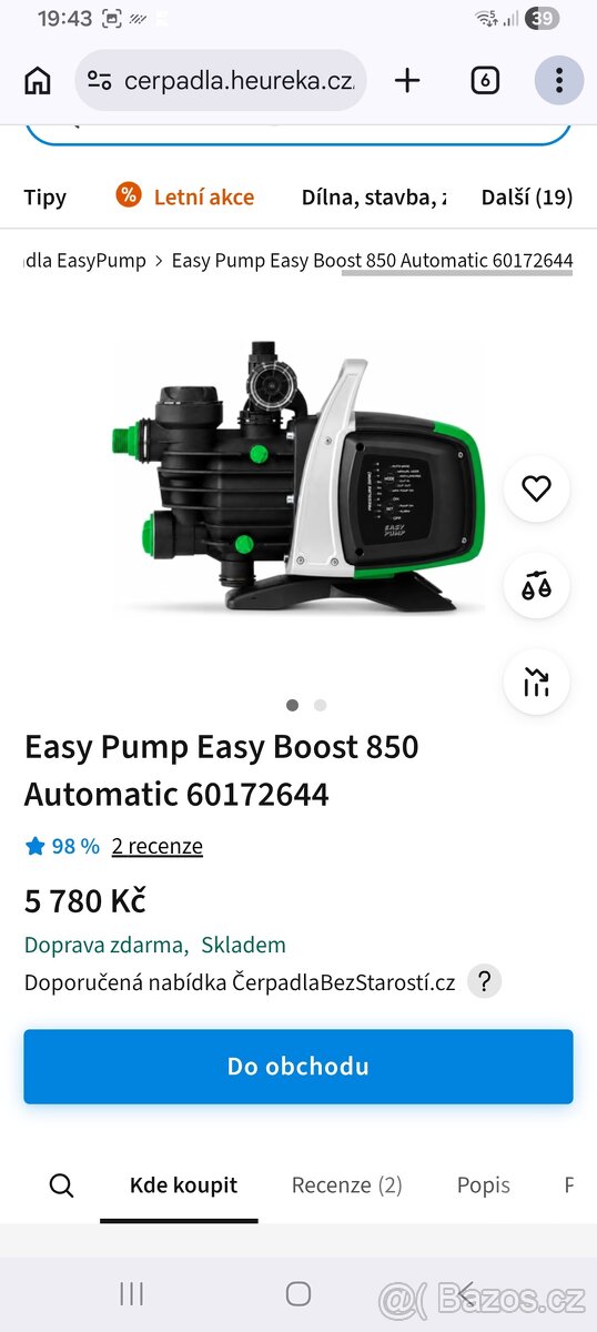 EasyPump EASY BOOST 850 - 4