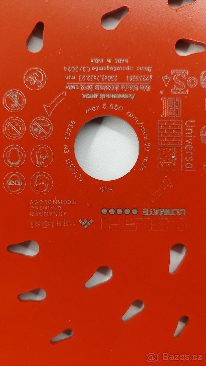 HILTI SPX 230 mm EQD diamantový kotouč - 4