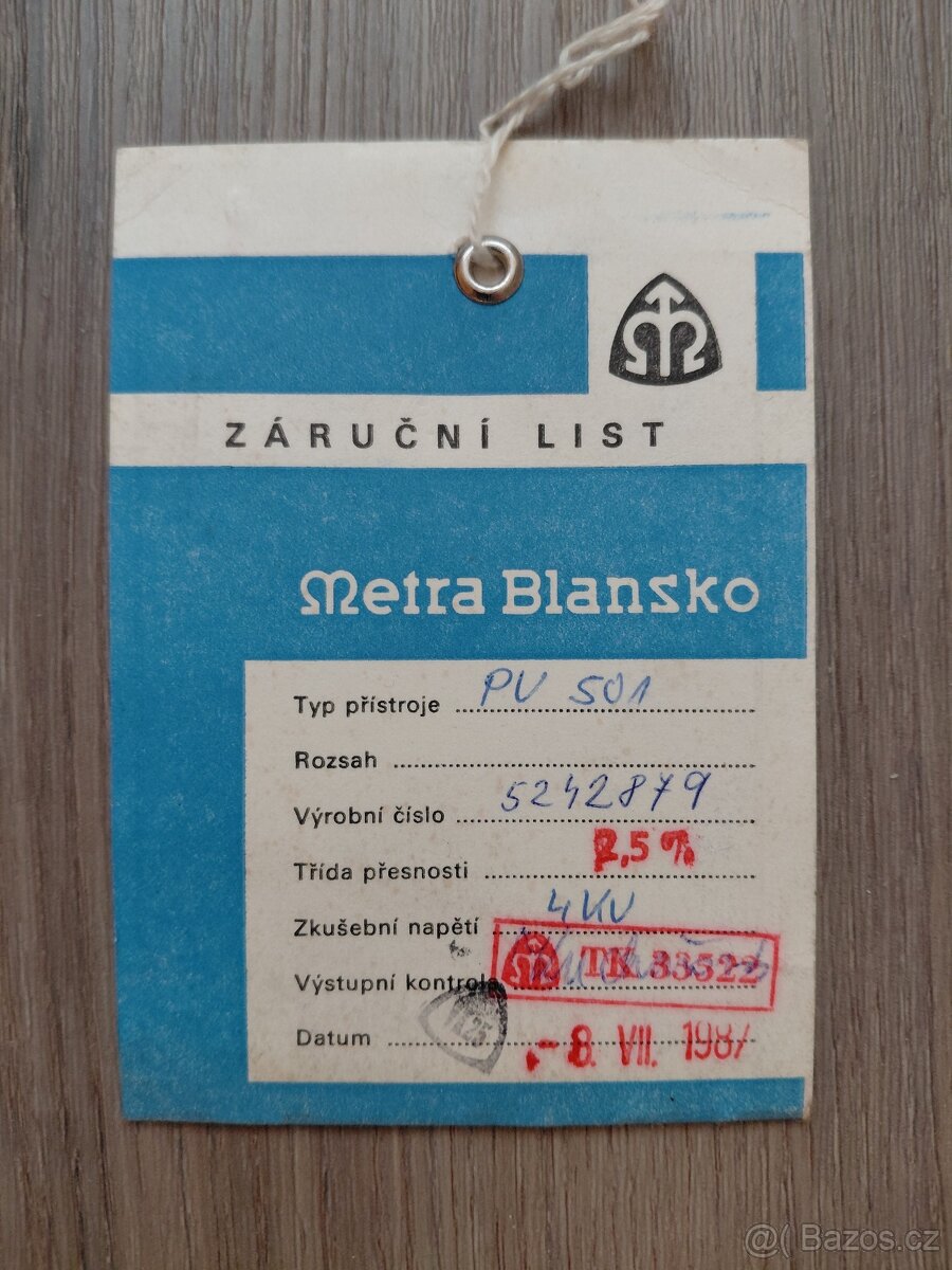 Měřící přístroj - 4