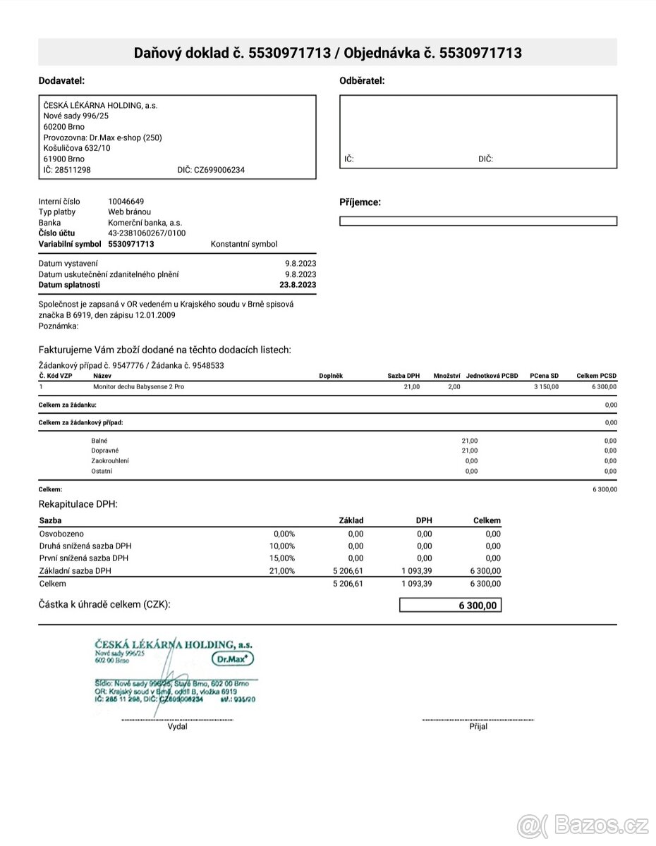 Monitor dechu Babysense 2 Pro - 4