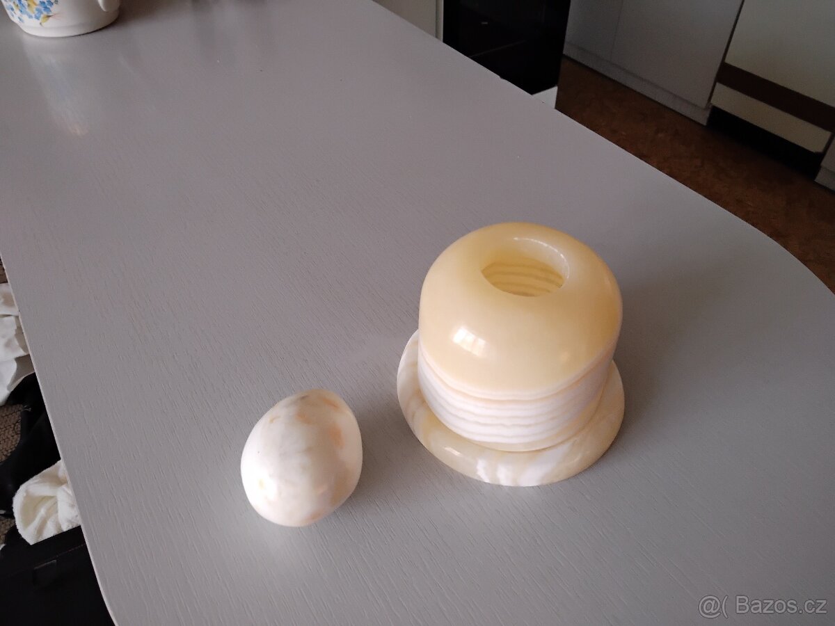 Dekorativní alabastrová lampa - 4