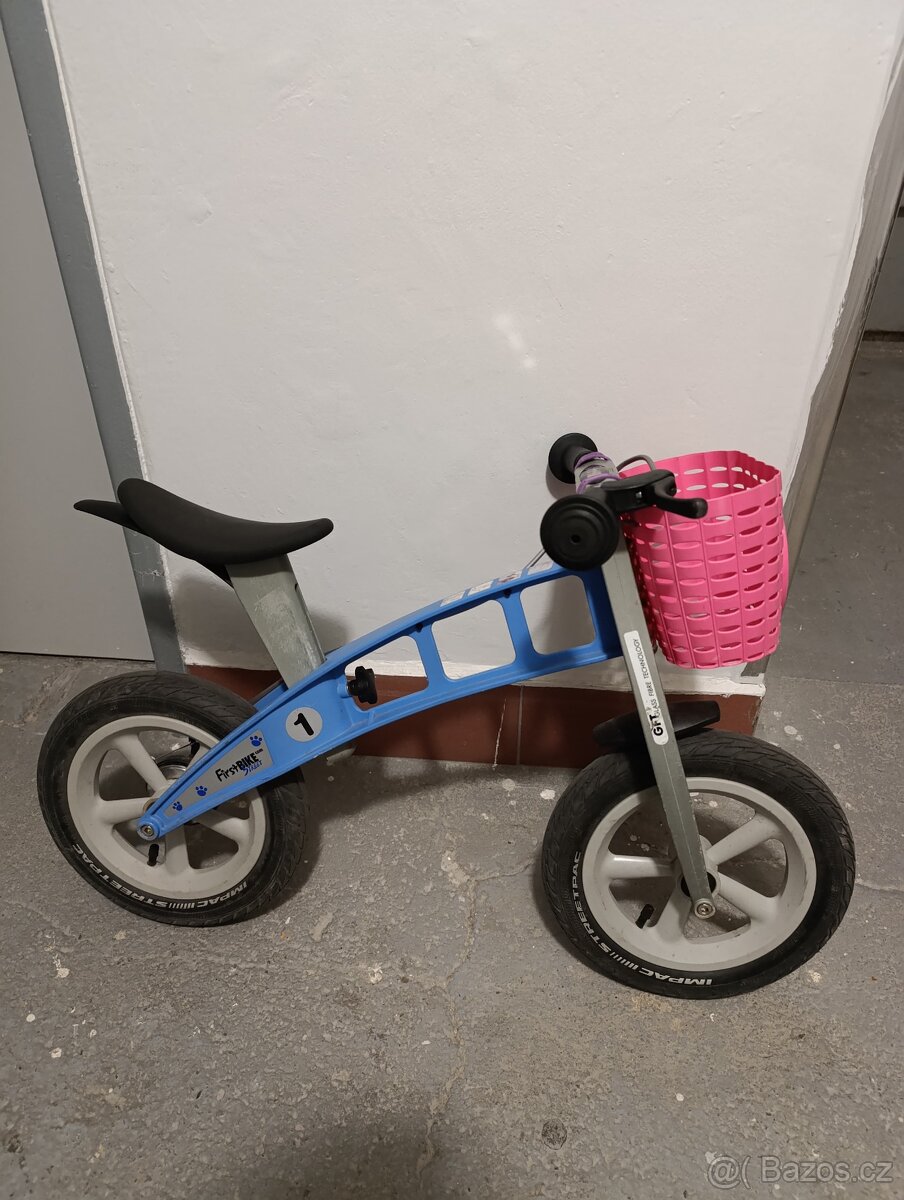 Dětské odrážedlo Firstbike + snižovací adaptér - 4