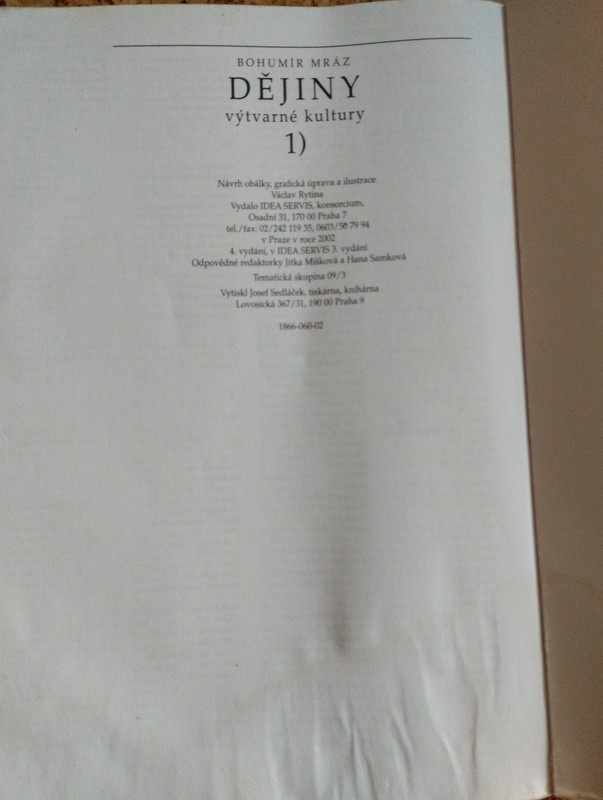 Dějiny umění 1. - 3. díl - 4