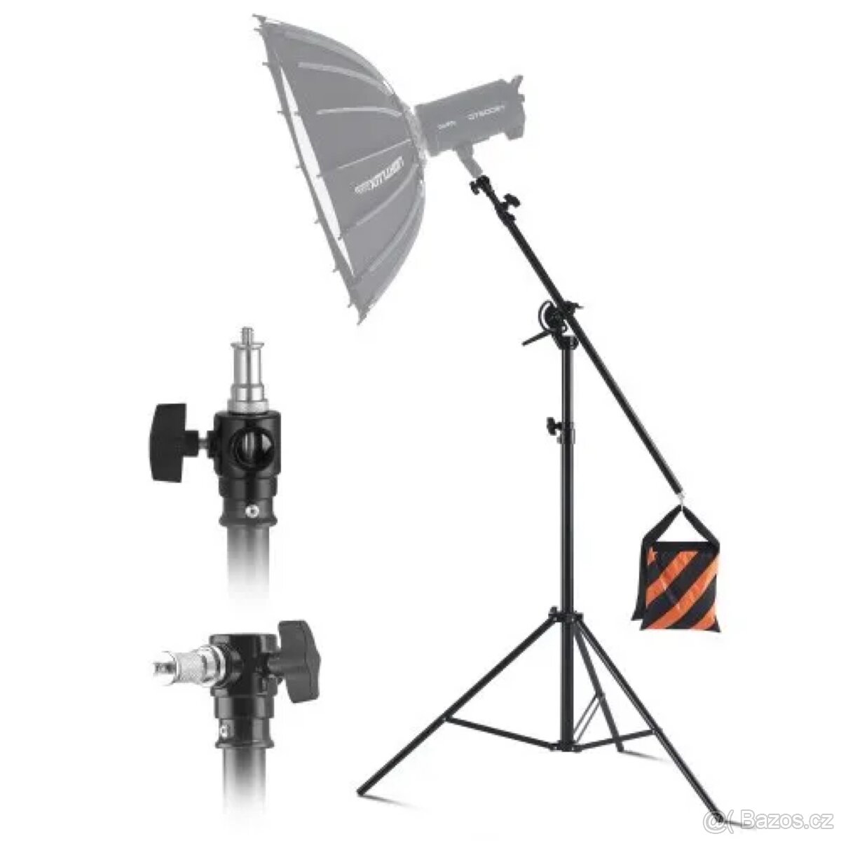 Fotografický stojan 390 cm + rameno pro softbox - 4