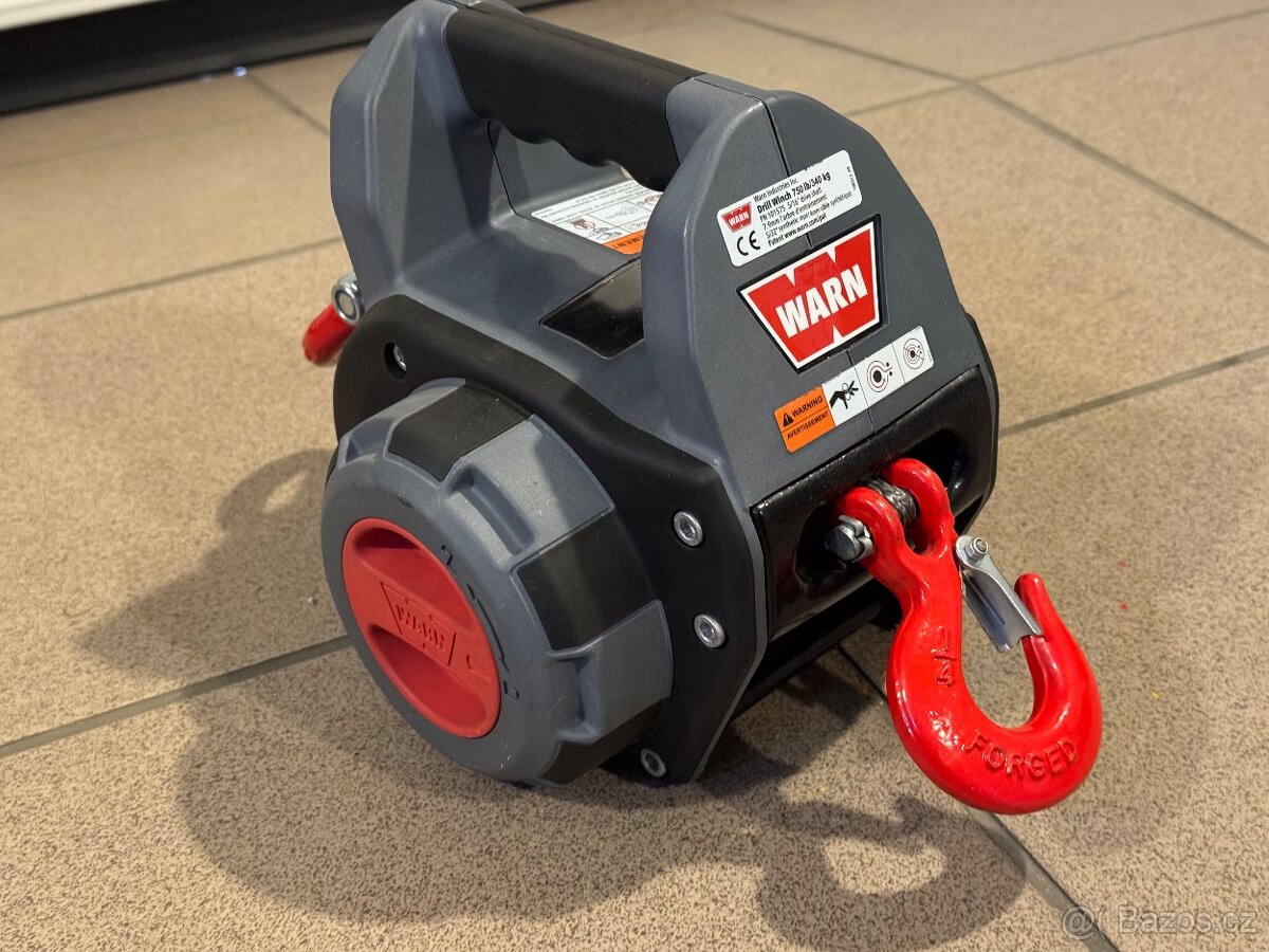 WARN DRILL WINCH 340 kg - syntetické lano, nový - 4