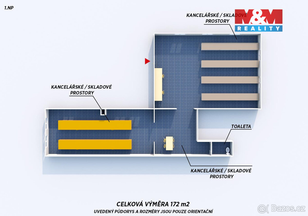 Pronájem výrobní/skladovací prostory, 172m², Plzeň – pohled 4