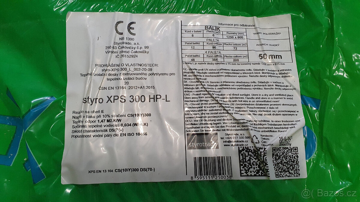 Extrudovaný polystyren Ediltec 40 mm a Styro 50 mm - 4
