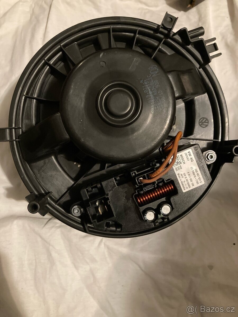 ventilátor, výparník a výměník Škoda Octavia 3 - 4