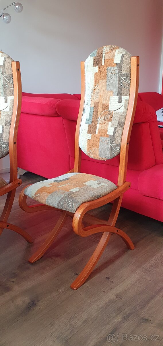 Jídelní stůl AMOS + 4× židle Jelínek - 4