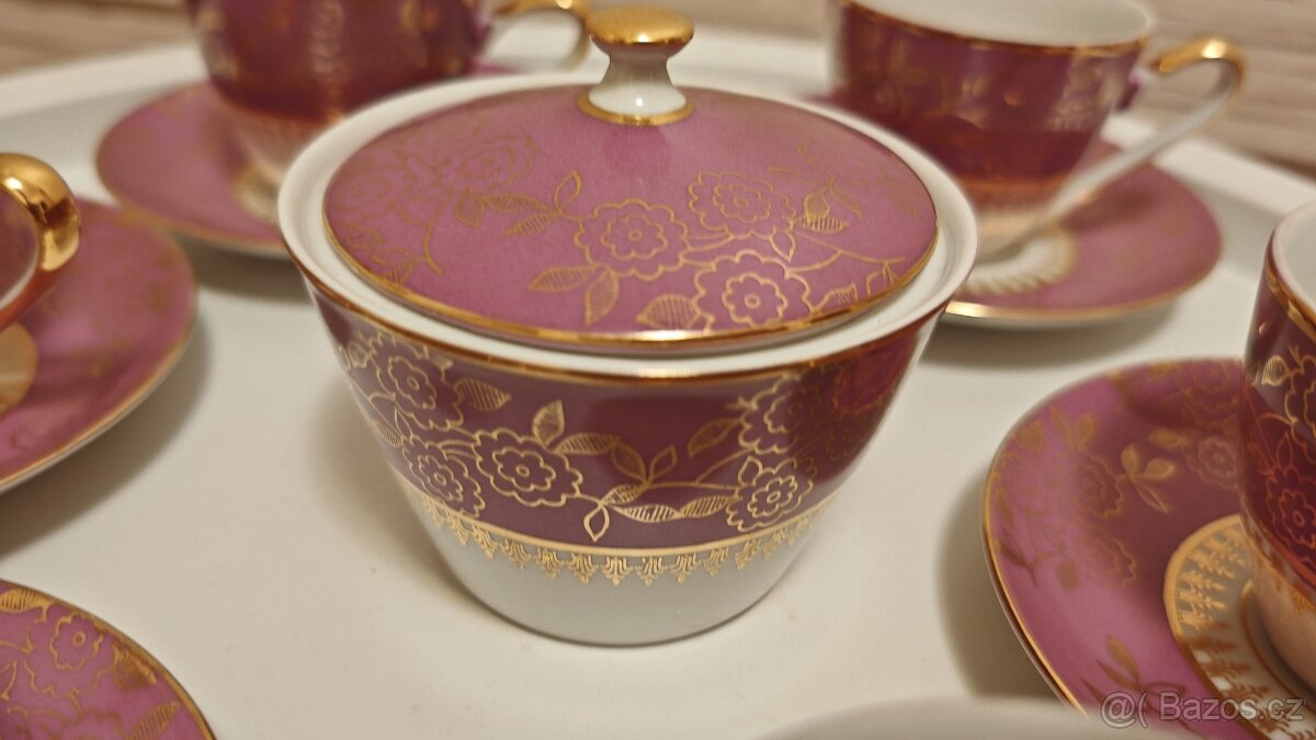 Prodám porcelánový set s cukřenkou Moritz Zekauer - 4