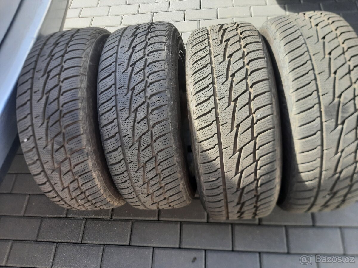 Zimní pneu 205/55/r16 na Alu discích Borbet r16/5x112 ET30 - 4