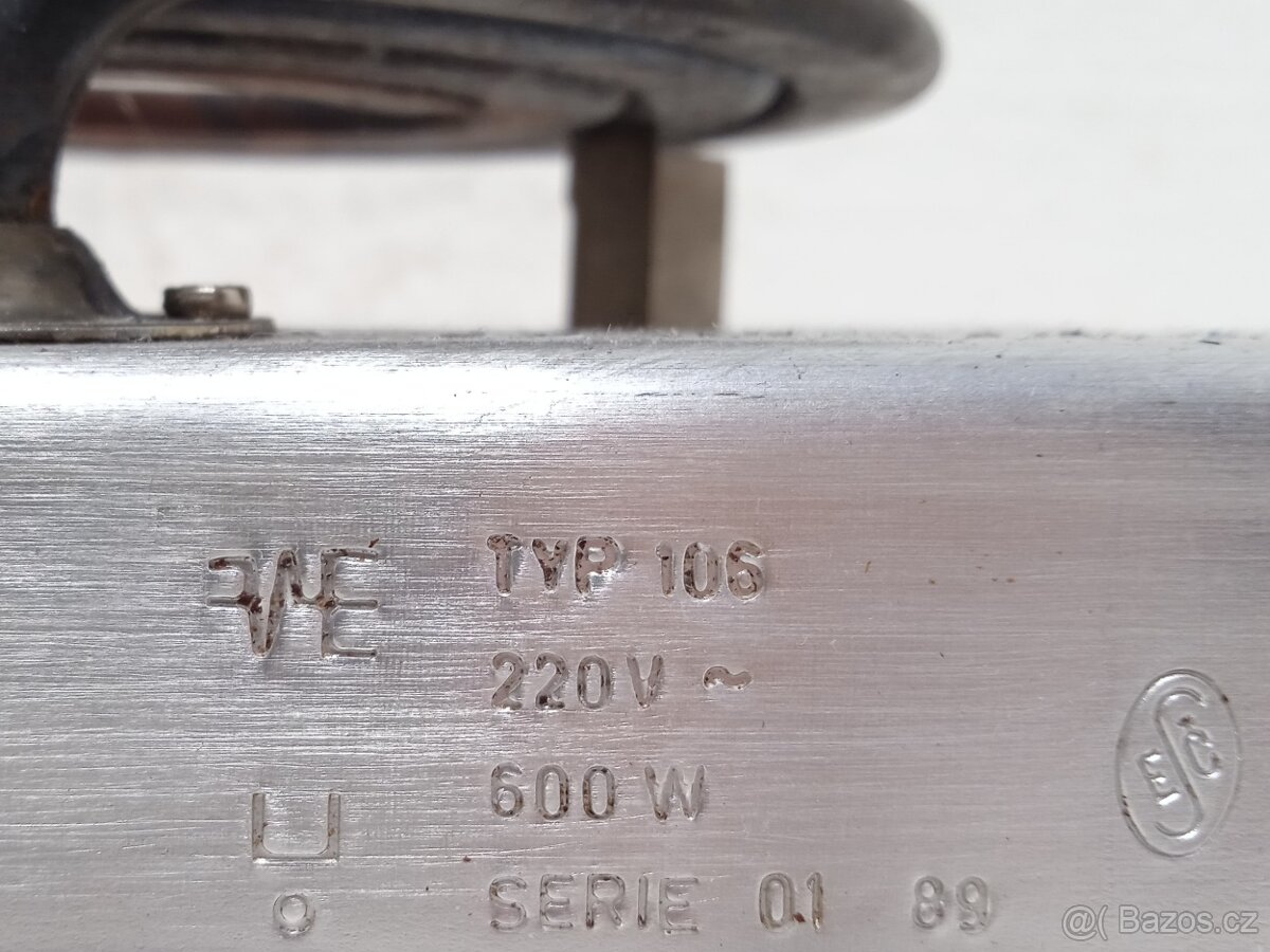 600W el. plotýnkový retro vařič Typ 106 - 4