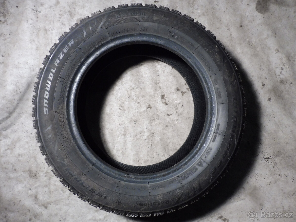 Prodám 4 ZIMNÍ pneumatiky WINDFORCE 155/70R13 rv:2024 - 4