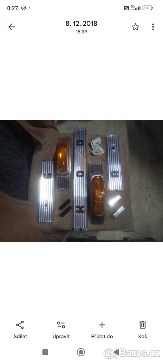 Prodám díly Skoda 1000 mb, mbg - 4