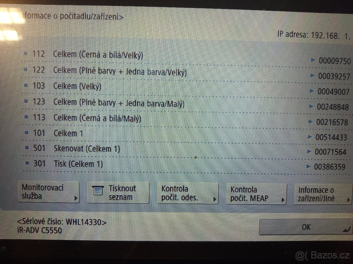 Canon C5550i - multifunkční barevnáA3, 50kopií/min, sešívání - 4