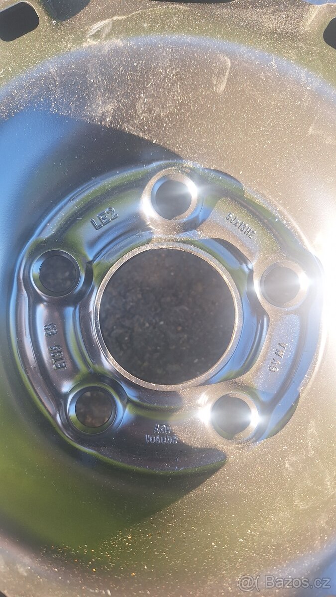 Plechové disky 5x100 5Jx13 ET35 nové nepoužité - 4