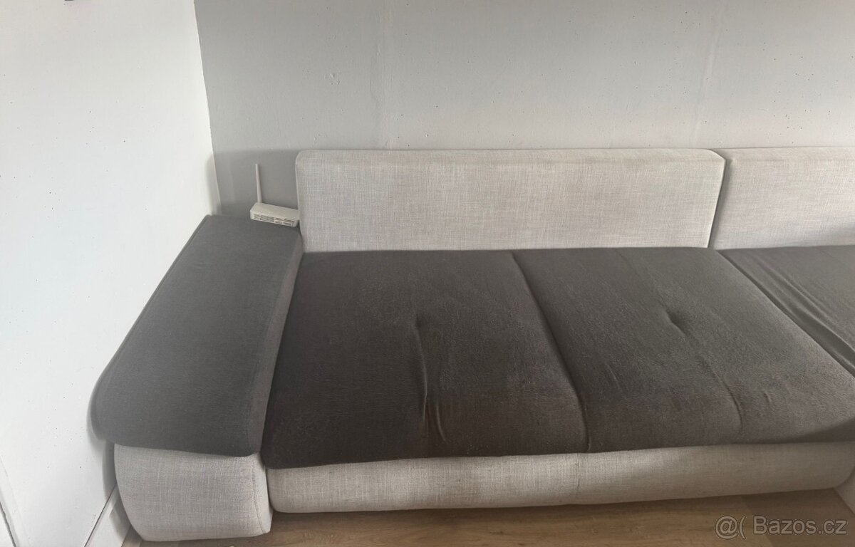 Velká rozkládací sedačka - 4