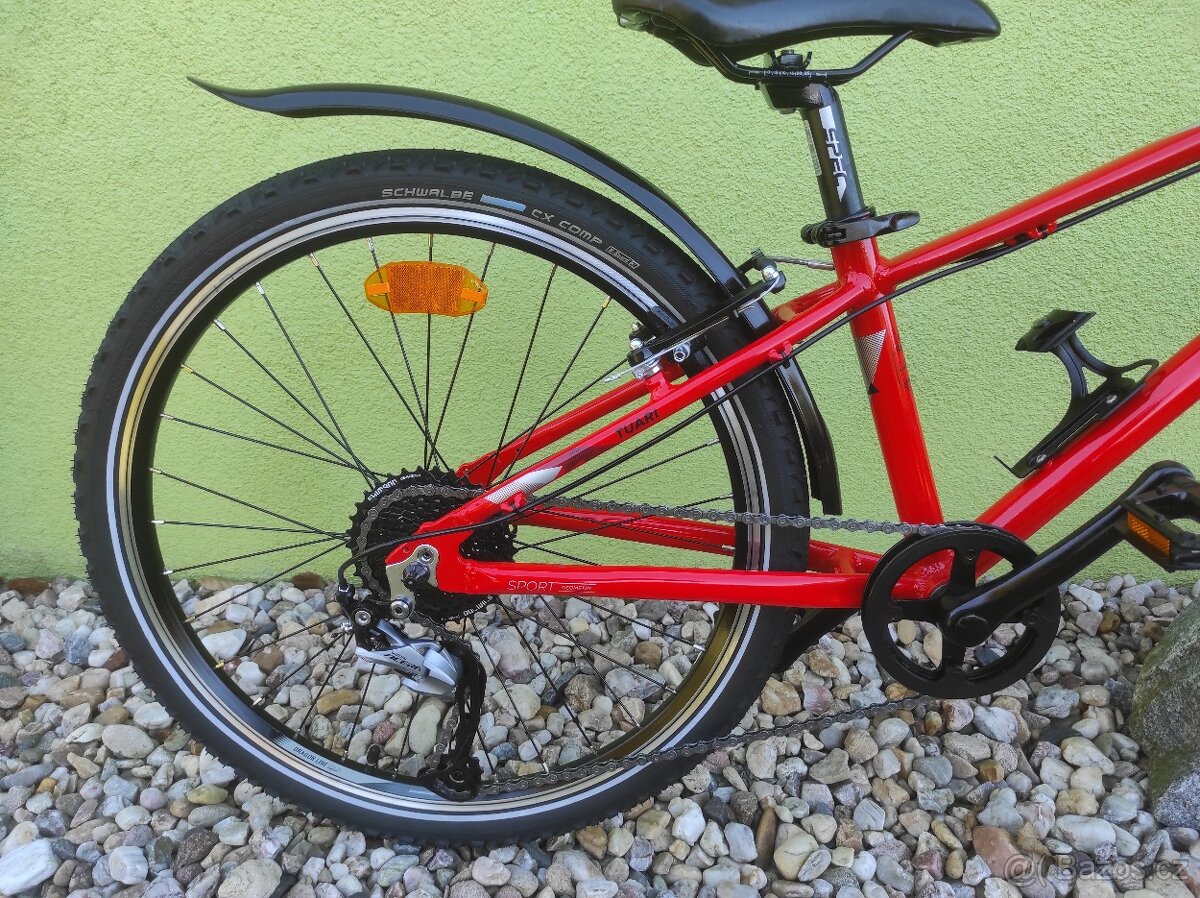 Značkové dětské kolo Apache Tuari 24" (červená) - 4