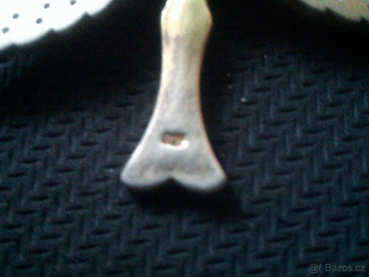 Puncovaný přívěšek -anděl + stříbrný řetízek - 4