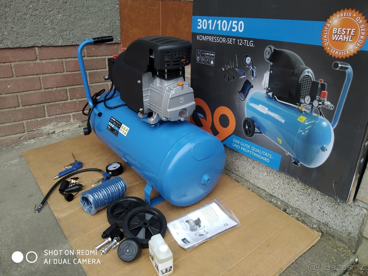 Prodám olejový Kompresor Güde - 50 LITRŮ- 10 BARŮ. - 4