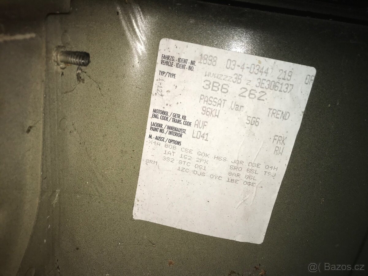 dveře + výřezy kastle Passat b5.5 - 4