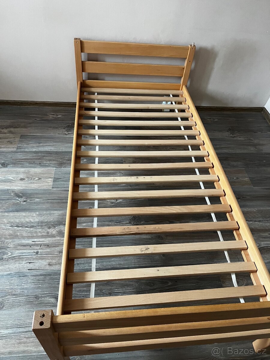 Postel jednolůžko s matrací - 4