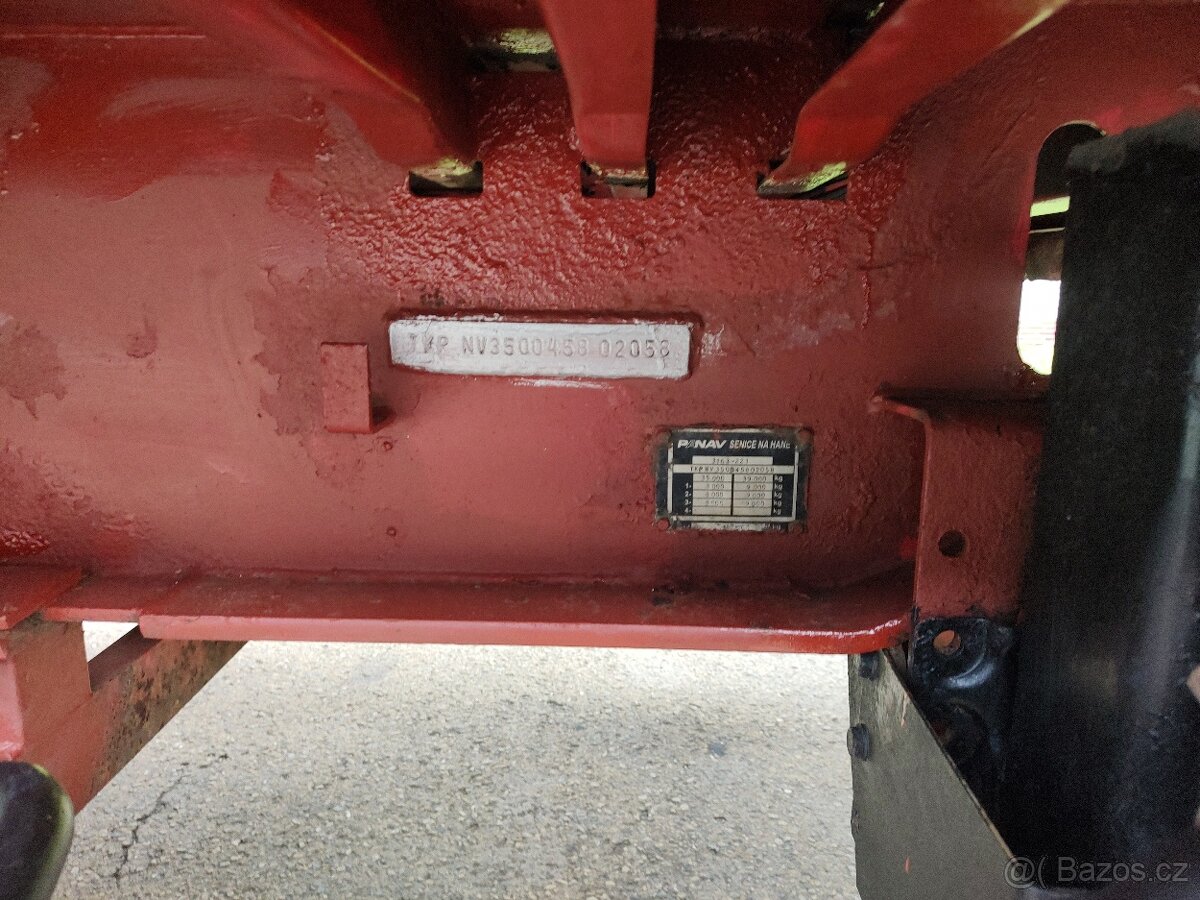 Prodám traktorový návěs Panav plato - 4