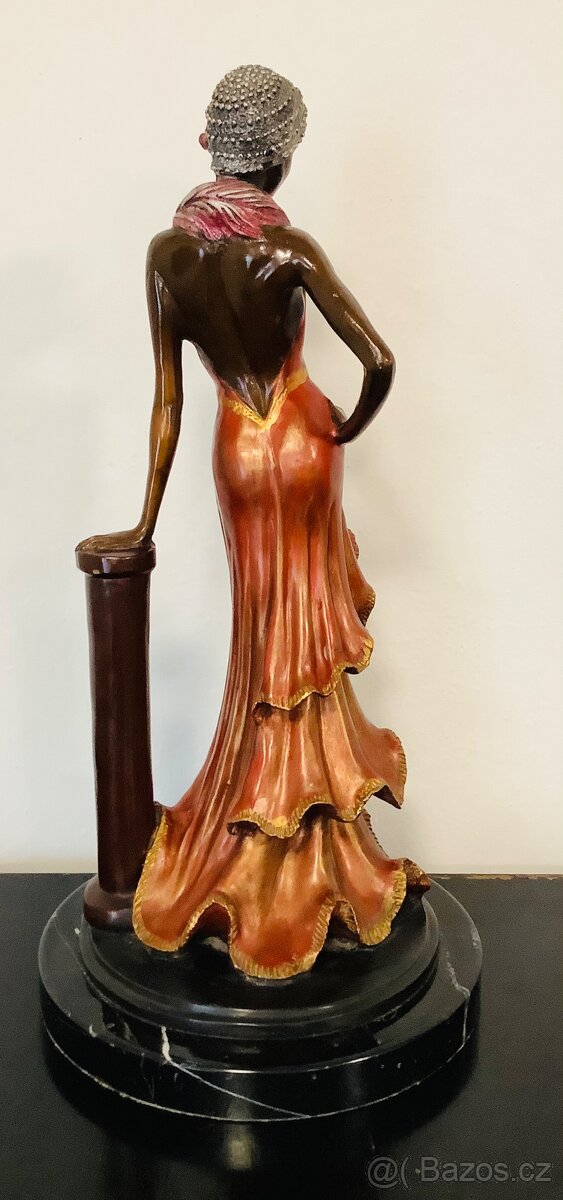 Starožitná bronzová socha Francie - 4