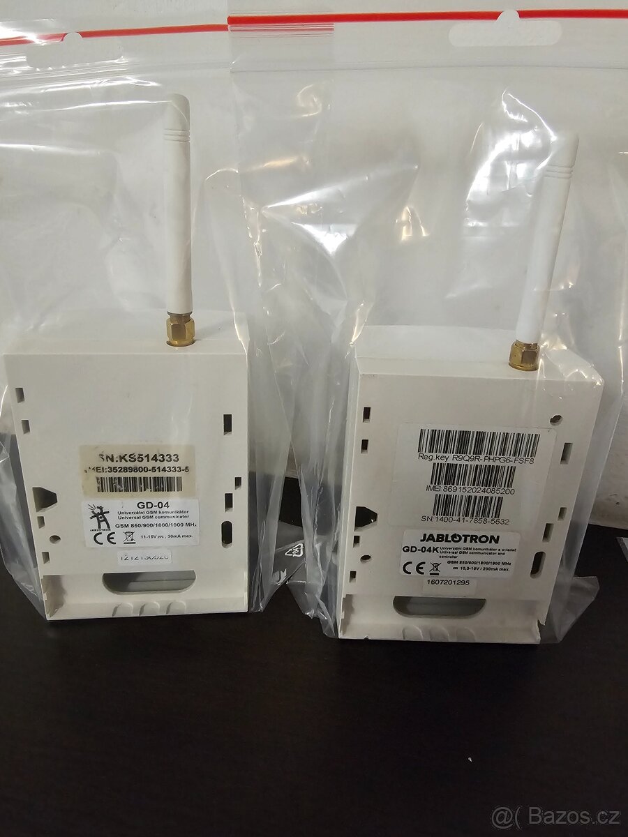 JABLOTRON GSM GD 04, GD 04 k, GD 02 DIN - 4