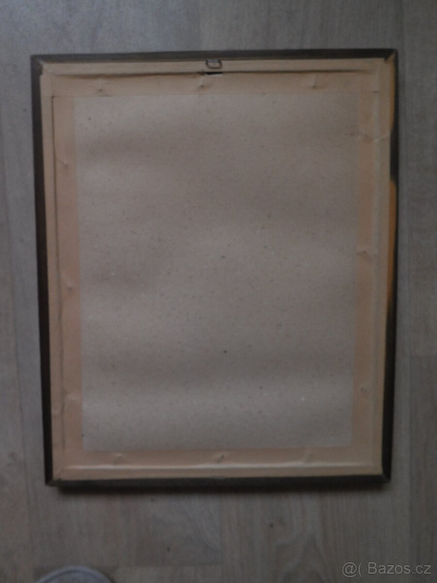Obraz v paspartě, přístav - 4