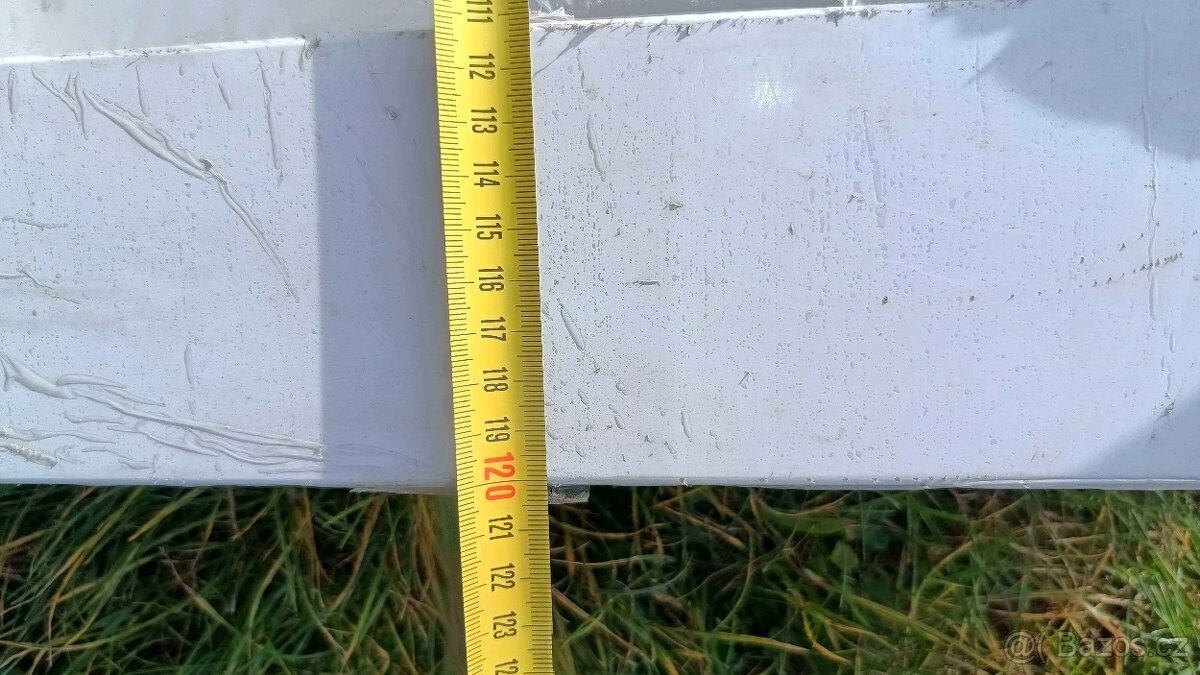 Luxusní dvojumyvadlo Litý mramor š 120cm x 46cm-nové - 4