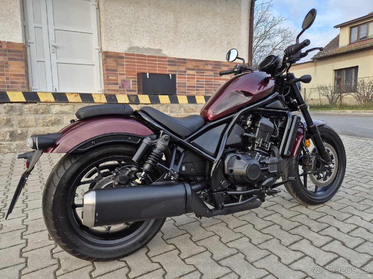 Prodám HONDA CMX1100 Rebel DCT, r. v. 2021, ABS, ČR, 357km - 4