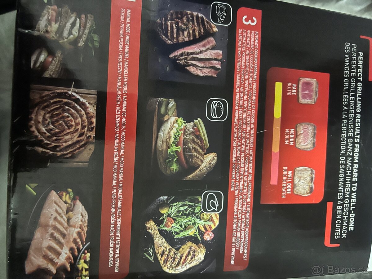 Stolní Gril TEFAL Opti Grill - zabaleno NOVÝ PC 3.800 Kč - 4