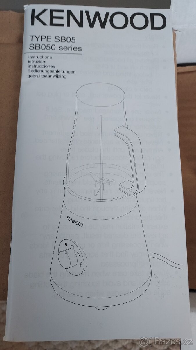 Kenwood SB055 Smoothie Maker – nový, nepoužitý - 4