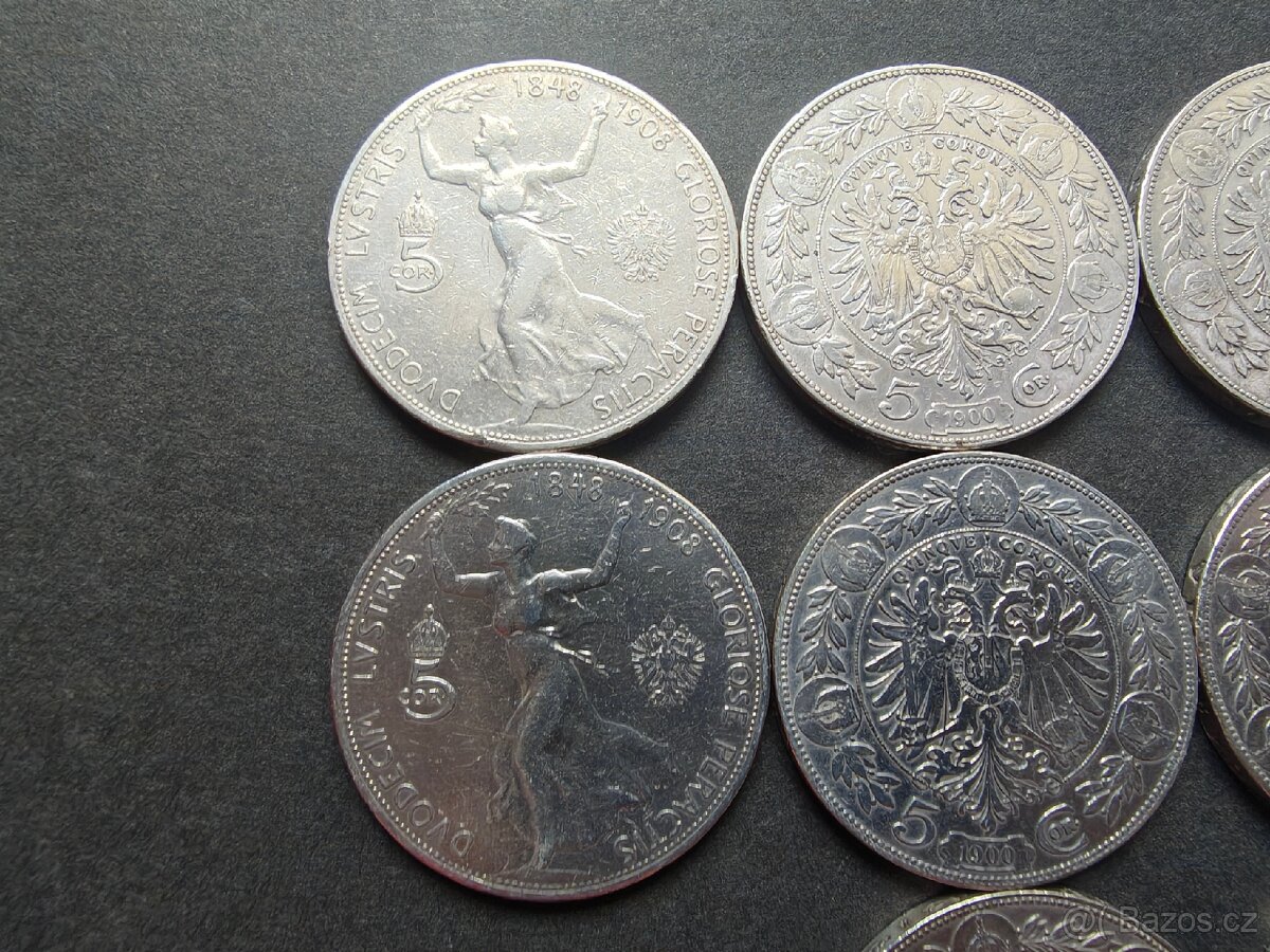 Mince 5 Koruna Rakousko Uhersko - 4