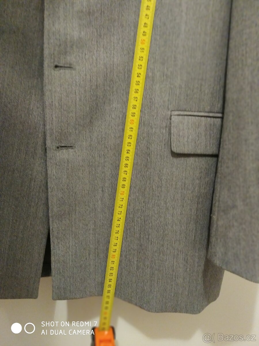 Pánský oblek Koutný - šedý - 4